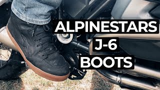 ALPINESTARS J6 WATERPROOF BOOTS  CE marked casual riding boot [upl. by Attelrahs103]