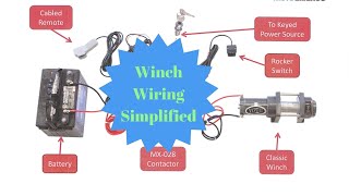 Winch Wiring Simplified [upl. by Eniawd]