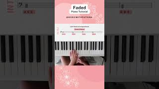 Faded Alan Walker  Easy Piano Tutorial Part 4 pianotutorial christianmusic christianpiano [upl. by Raymund]