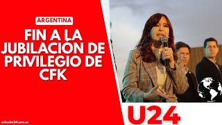 Le quitaron la jubilación a Cristina Fernández de Kirchner [upl. by Rexer604]