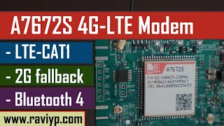 Low cost 4G LTE GSM module Evaluation board  SIMCOM A7672SA7672E [upl. by Kilbride]