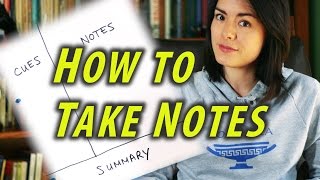 How to Take Notes  Study Tips  Cornell Notes [upl. by Akiemaj]