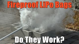 Burning LiPO Batteries • IMPORTANT LESSONS LEARNED • Do LiPO Bags Actually Work [upl. by Myrt]