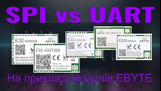 SPI vs UART на прикладі модулів EBYTE [upl. by Aluk380]