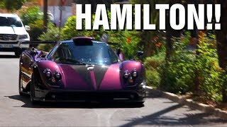 LEWIS HAMILTONs Pagani Zonda 760 LH Sound [upl. by Ty]