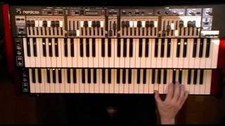 Im A Believer The Monkees Organ Riff Tutorial  Nord C2D Hammond B3 Organ Clone Clavia [upl. by Mcspadden699]