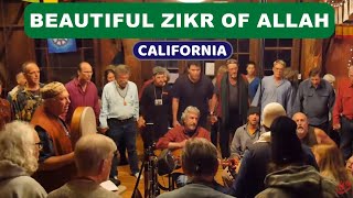 Beautiful ZIKR of Allah ﷻ in California  Sahibzada Asim Maharvi Chishti [upl. by Avehsile]