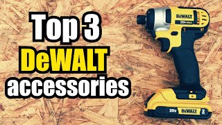 Best 3 accessories for Dewalt impact drivers [upl. by Oirram]