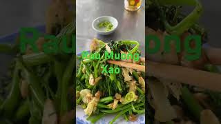 Rau Muong Xao food foodblogger streetfood foodie foodlover footballshorts foodvlog yummy [upl. by Aihsoem]