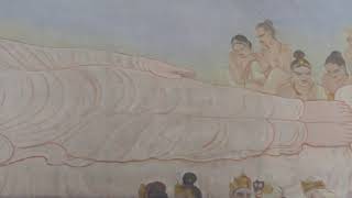 Sarnath Varanasi  Mulagandha Kuti Vihara  Temple Wall Painting [upl. by Lansing]