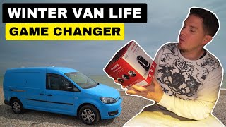 Low wattage heater options for winter van life UK  Stealth Micro Camper [upl. by Aridnere]