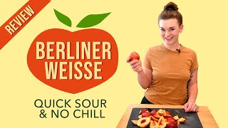 Quick Sour Nectarine Berliner Weisse Review [upl. by Burnsed]