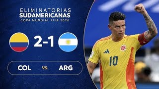 Argentina vs Colombia 12  All Goals amp Highlights  2024 [upl. by Cotsen]