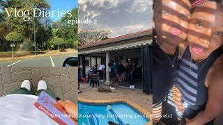 Vlog diaries EP2 Uni recess Visual diary Pool parties etc  SOUTH AFRICAN YOUTUBER [upl. by Schouten]