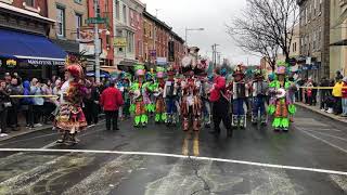 “Fly Eagles Fly”  Ferko String Band  2018 Mummers Mardi Gras [upl. by Ylahtan]