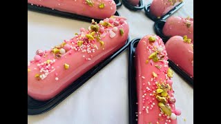 Recette Entremets Pistache Framboise [upl. by Cerelly]