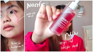 NACIFIC Origin Red Salicylic Acid line Honest Review  Thoughts 🍷🤍 [upl. by Eceinahs]