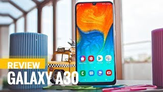 Samsung Galaxy A30 Review [upl. by Ardnalac]