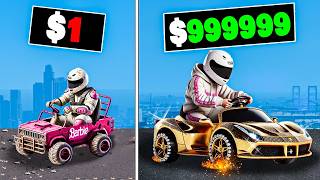 1 to 1000000 Power Wheels in GTA 5 [upl. by Sabec]