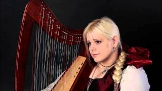 Skyrim The Dragonborn Comes  Cover with harp and flute by Cuirina [upl. by Dazhehs]