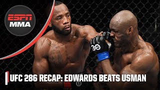 UFC 286 Recap Leon Edwards wins trilogy fight vs Kamaru Usman  ESPN MMA [upl. by Loughlin]