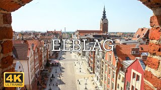 Elblag Poland 🇵🇱  4K Drone Footage [upl. by Ramat]