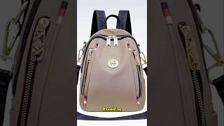 Rekomendasi Tas Ransel Wanita Backpack Cewek Bahan Kanvas Premium racunshopee [upl. by Milman]