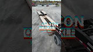 Loadstar Trailers Used 60 Ton Quad Axle Lowboy lowboyforsale lowboy lowbed lowbedtrailer [upl. by Oirrad]