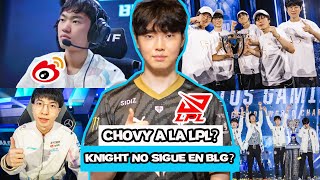 ¿CHOVY SE VA A LA LPL  ¿KNIGHT NO RENUEVA CON BLG  ¿T1 RENUEVA SU ROSTER  Noticias N°6 Lol [upl. by Levey]