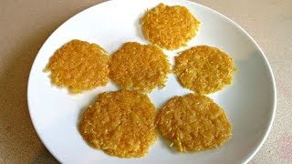 HOW TO MAKE PARMESAN CHEESE CRISPS [upl. by Ahsemit856]