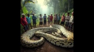 largest snake in the world caught on cameraReticulated Python Worlds Longest Snake [upl. by Nnaeirrac]