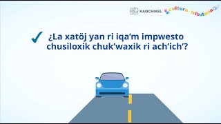 Impresión de la calcomanía y tarjeta de circulación en idioma Kaqchikel [upl. by Meredith833]