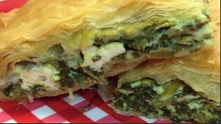 Spanikopita Greek Spinach Pie Recipe  Noreens Kitchen [upl. by Joaquin]