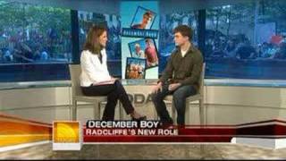 Daniel Radcliffe Today Show interview December Boys [upl. by Aisanahta]