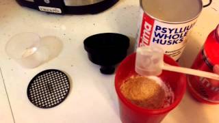 How I prepare my Psyllium Whole Husk drink [upl. by Rae544]