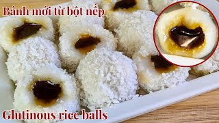 Glutinous rice balls is the most delicious 😋Glutinous rice flour recipe [upl. by Isidora162]