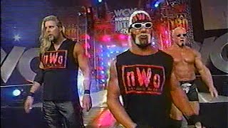 Hollywood Hogan Kevin Nash Scott Steiner nWo Wolfpac Elite entrance Nitro  25th Jan 1999 [upl. by Nifares]