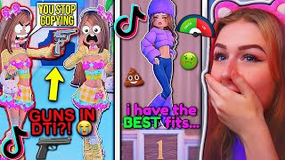 FUNNY Dress To Impress TIKTOKS That Are UNHINGED and cute outfits lol  ROBLOX [upl. by Itteb]