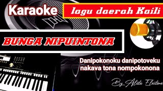 Karaoke Kaili BUNGA NIPUINTONA dipopulerkan Nurjan syukri versi music Keyboard Electone no vocal [upl. by Pisarik43]