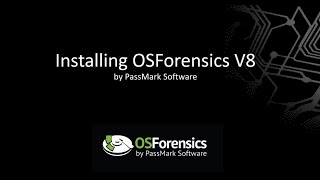 How to install OSForensics V8 [upl. by Ayotan766]