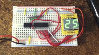 7 Segment LED with ATTiny [upl. by Ahsauqal49]