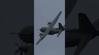 Barrell roll C27 Spartan shorts aircraft plane cargoplane aerobatics spartan riat airshow [upl. by Uol]