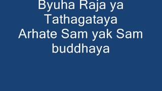 Namo ratna traya lyrics  Mantra of Avalokiteshvara [upl. by Weisbrodt94]