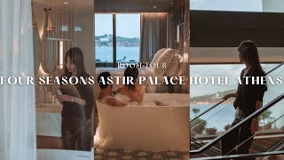 Four Seasons Astir Palace Hotel Athens ROOM TOUR [upl. by Ellinnet]