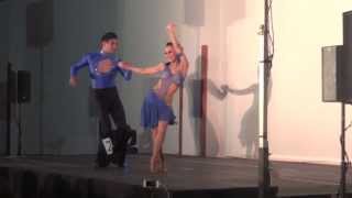 Bachata Dancing to quotPropuesta Indecentequot by Romeo Santos Marco y Sara  BachataStars 2013 [upl. by Eimirej]