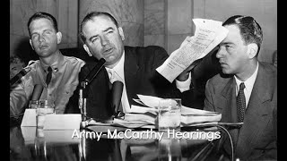 Joseph McCarthy  Congressional Hearings [upl. by Nalyd]