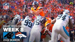 Carolina Panthers vs Denver Broncos  2024 Week 8 Game Highlights [upl. by Gernhard]