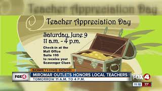 Miromar Outlets honors local educators [upl. by Lansing886]