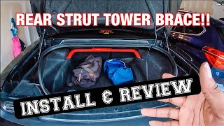 Dodge Challenger BMR Rear Strut Tower Brace Install and Review  RUBIX3 [upl. by Ylloh]