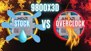 Ryzen 7 9800x3D Stock vs Overclock performance analysis  4080 Super  1080 RT OnOFF  1440p [upl. by Smallman542]